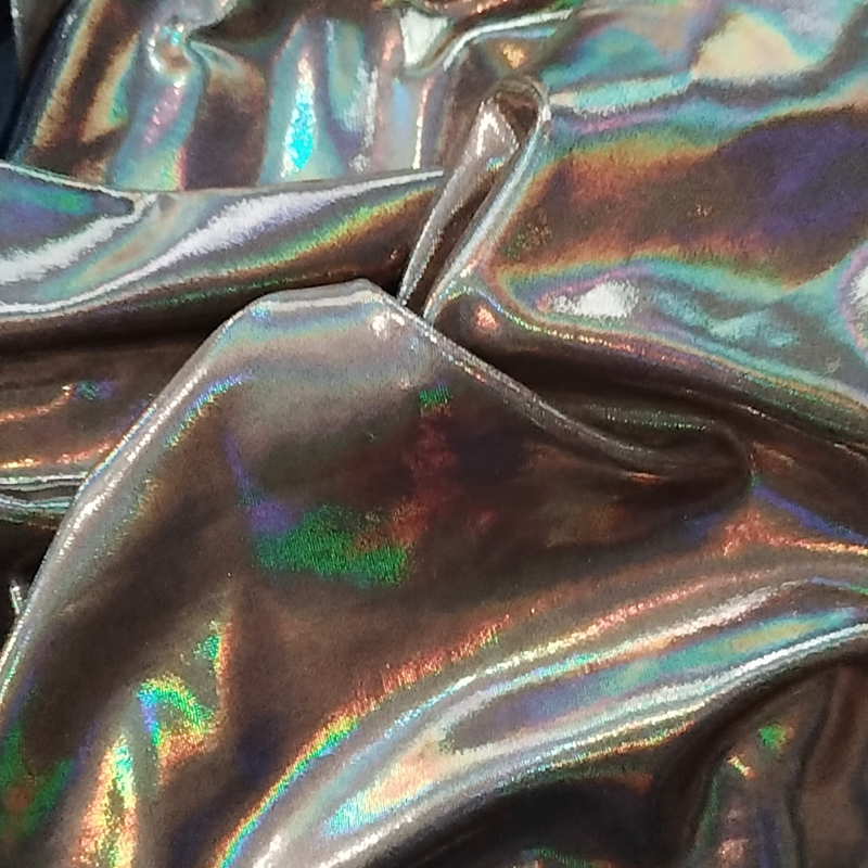 Clothing fabrics factory direct supply polyester and ammonia sweat cloth knitted fabric dyeing hot stamping fabrics
