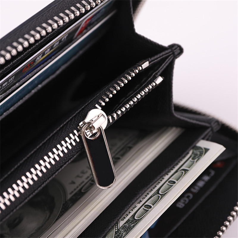 XMESSUN New Genuine Leather Purse for Women 2022 Fashion Cowhide Large Capacity Lizard Pattern Long Wallet Water Ripple Wallet