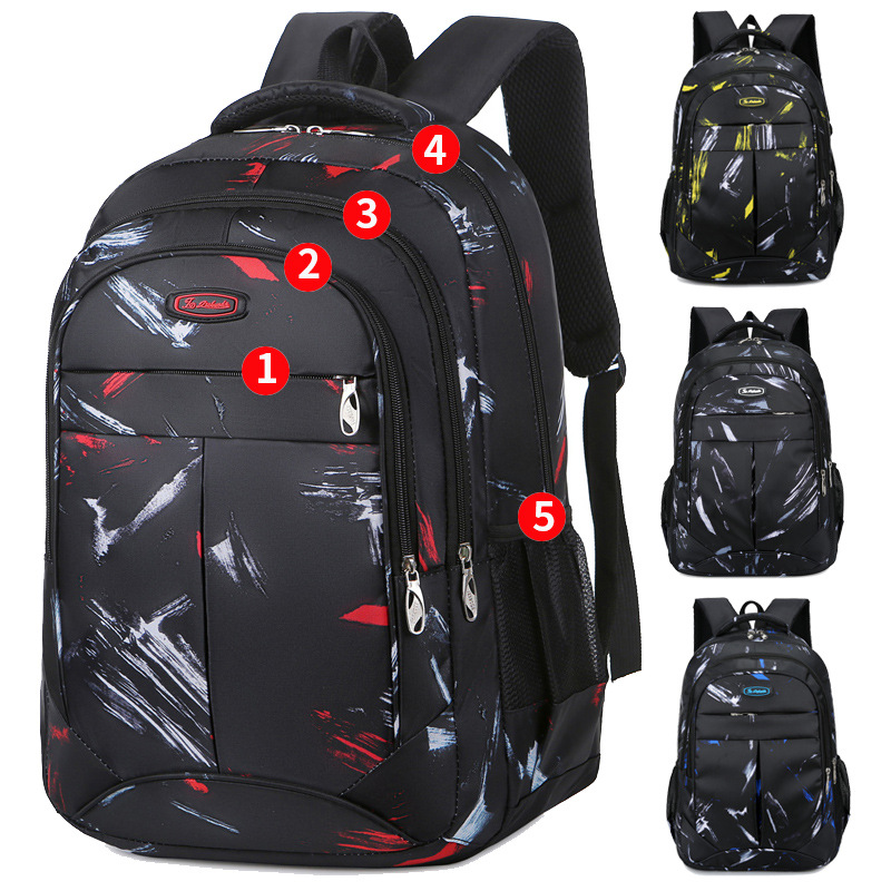 2023 New Children School Bags Men's laptop Backpack Schoolbag For Teenager Boys Big Waterproof Backpacks Book Bag Mochila