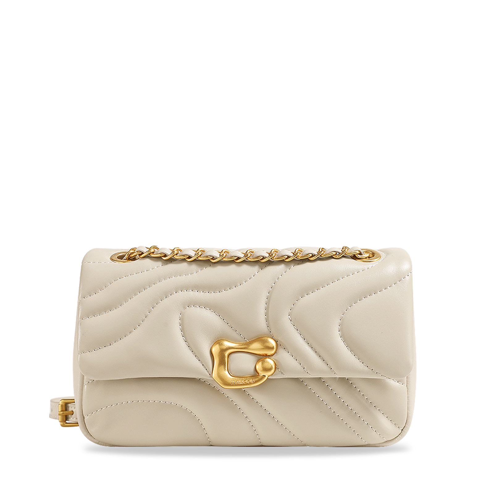 ITAMOOD Genuine Leather Embroidered Chain Bag, Exquisite and Fashionable Crossbody Bag, Daily Commuting Shoulder Bag