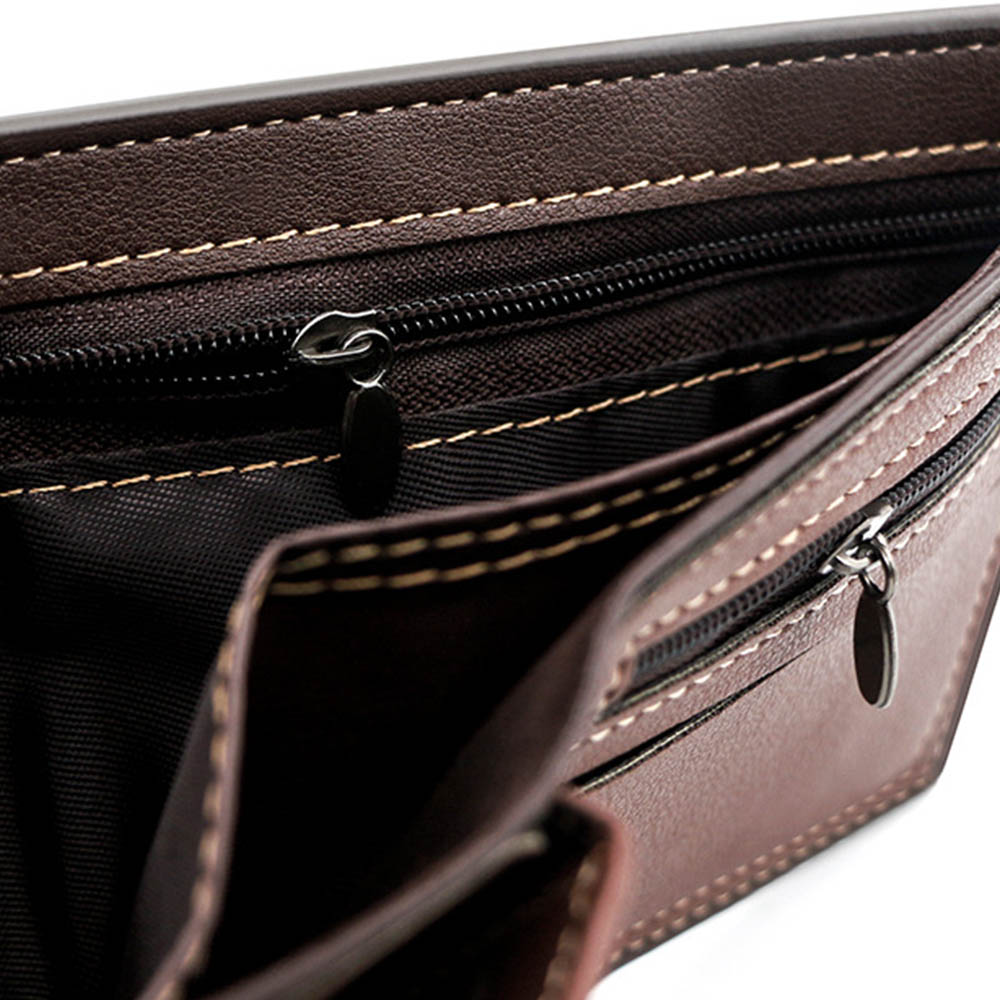 Men Wallets Slim Card Holder Short Male Purses PU Leather New Coin Pocket High Quality Small Men's Wallet