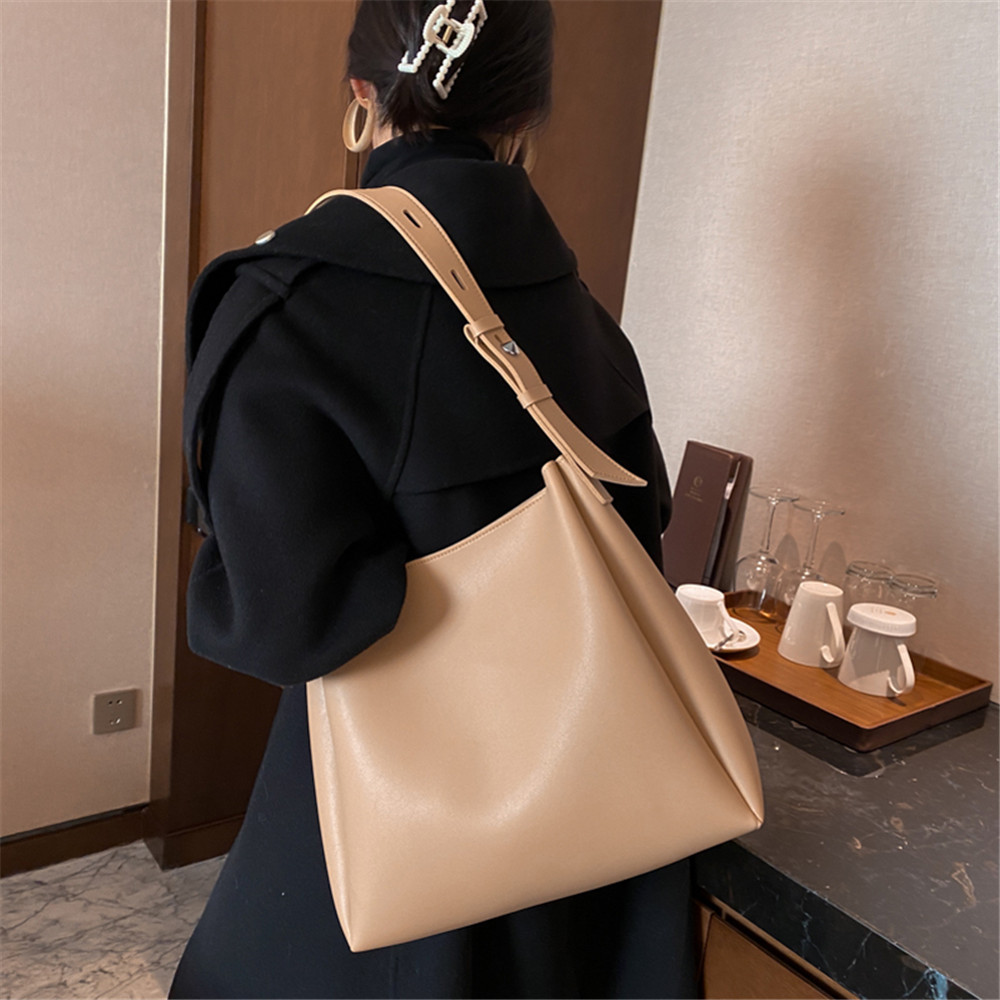 Luxury Solid Color Ladies Composite Bag High Quality PU Leather Fashion Women's Handbags Designer Women Shoulder Bags Sac Femme