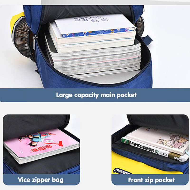 New 3D Kids Backpack Anti-lost Astronauts School bags Waterproof Cartoon Boys Backpack junior high school students' schoolbag