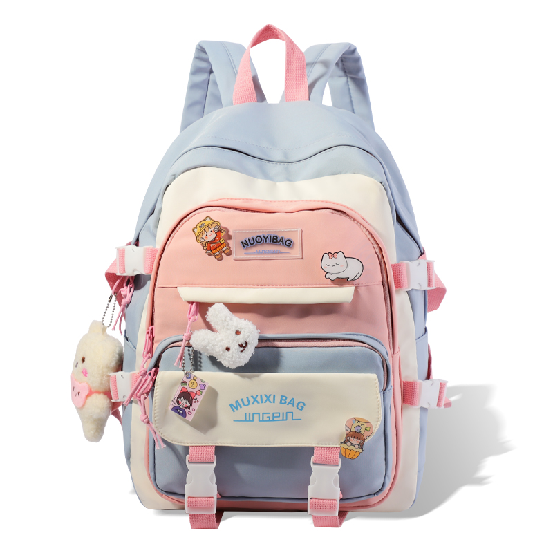 TINYAT Cute Women's School Backpack Waterproof Girl Laptop Bag Large Capacity Student Shoulder Bag Fashion Korean School Bags