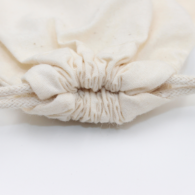 20 Pcs/Lot Customize Logo Printing Cotton Storage Bags Gift Package Custom Pictures Text Personalize Plain Drawstring Pouches