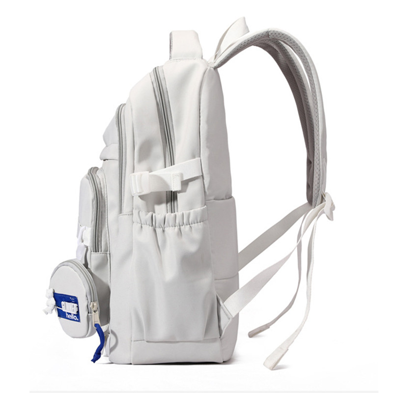 Fengdong middle school bags for girls high school simple backpack teenage girls lightweight backpack large capacity book bag