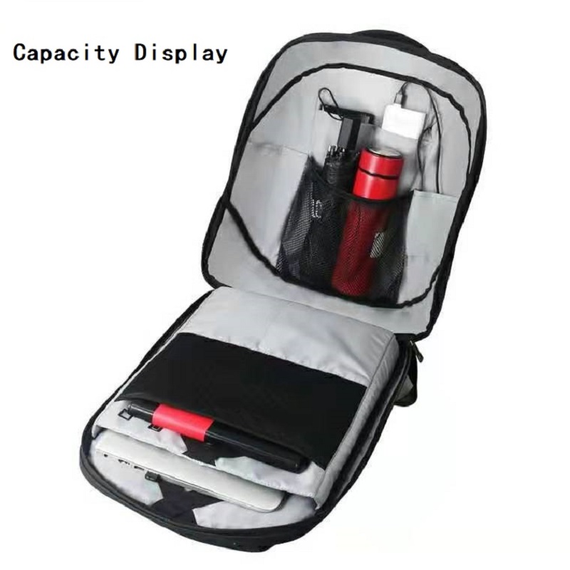 mesh pixel backpack with led backpack with screen smart back pack led mochila con led 15.6 inch laptop backpack women