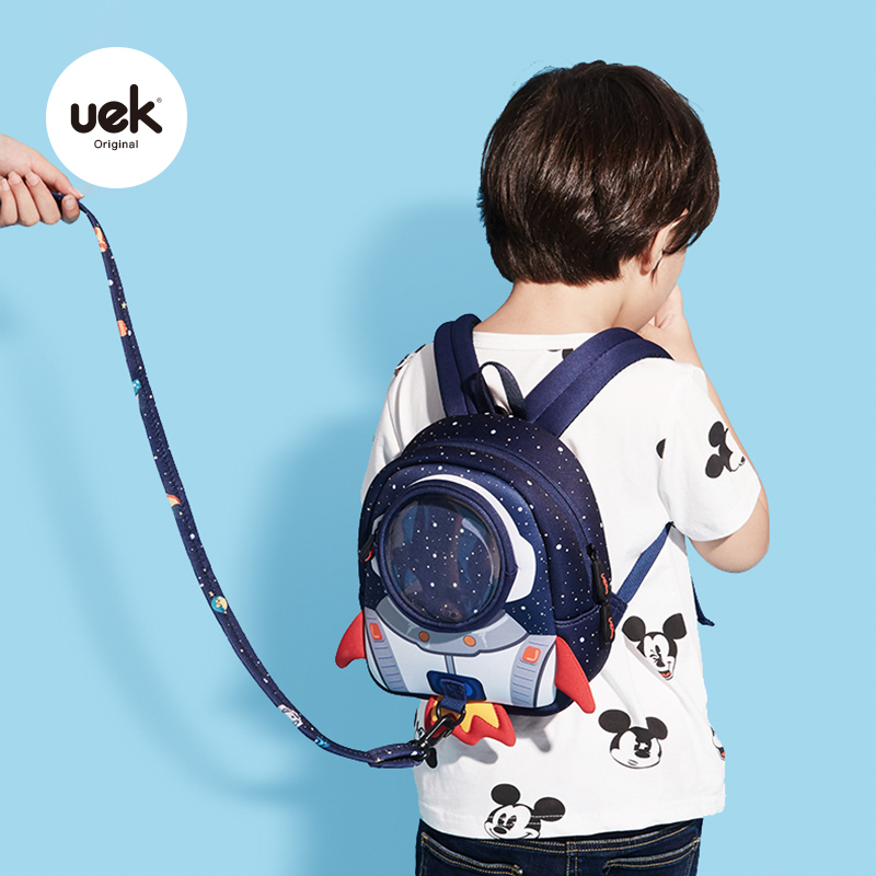 3D Rockets Anti-lost School Bags For Girls Cartoon high-grade Toy Boys Backpack Kindergarten Bags Children's Gifts For Age 1-6