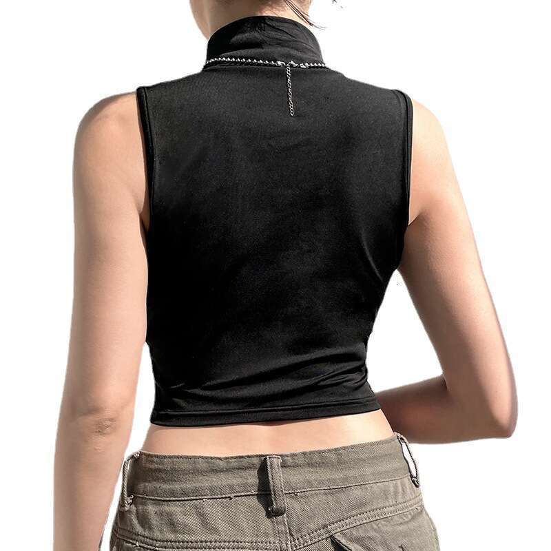 Female Casual Slim Streetwear Slim Crop Top Casual Sports Fitness Women Short Womens Backless Round Neck Stretch Casual Undershirt Man Woman Tees Tops