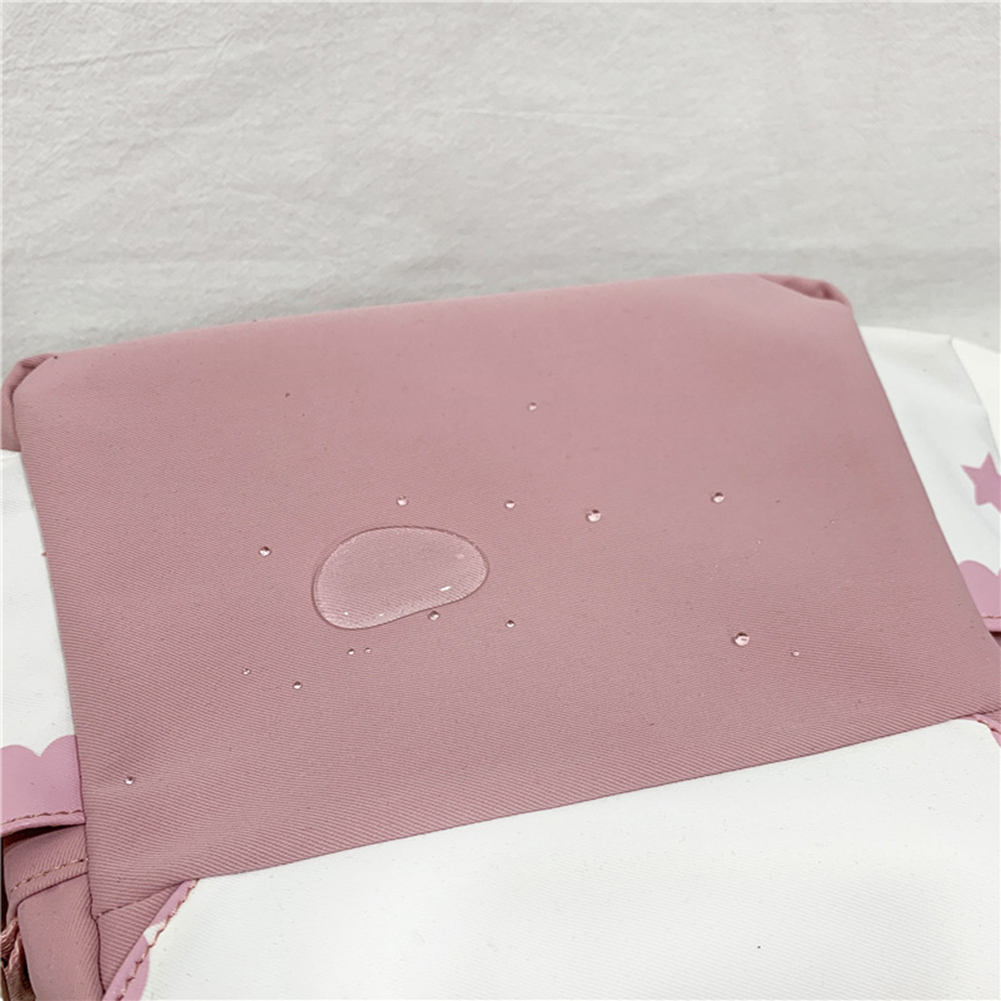 Women Lolita Bow Tie Bag Japanese Style Sweet Messenger Bag Adjustable Strap Anime Satchel Bag Girls Outdoor Traveling Bag