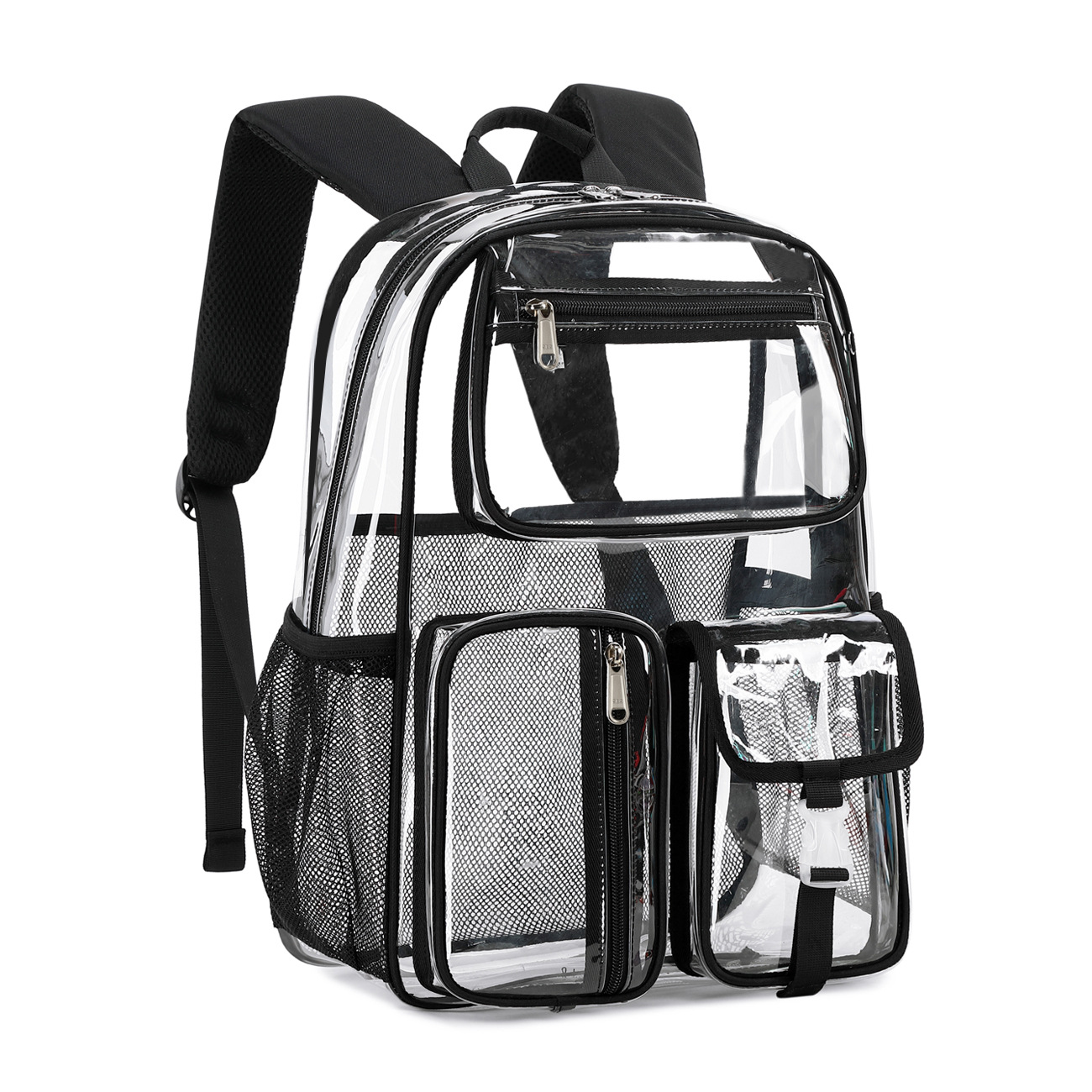 Transparent jelly bag new high capacity backpack for middle school students cross-border backpack wholesale