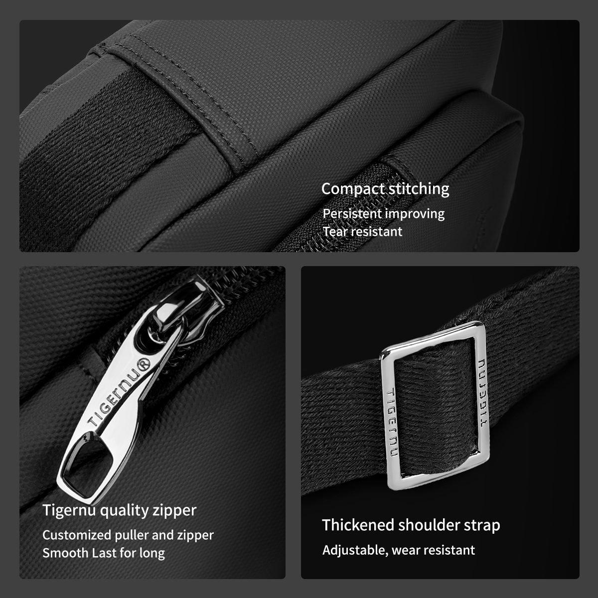 Tigernu New 0.2KG Light Weight Fashion Men Shoulder Bag High Quality Waterproof Male Mini Bags Messenger Bags For Men For Women