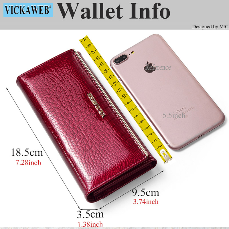 Free Gift Women Wallets Brand Design High Quality Leather Purse Female Hasp Fashion Alligator Long Ladies Money Bag M10-150