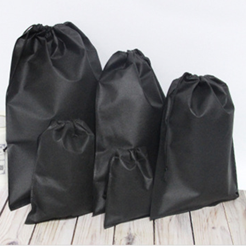 Fashion Non-woven Fabrics Drawstring Bag Shoes Travel Portable Organizer Toiletry Bag Case Clothes Backpacks Shopping Bag