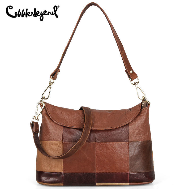 Genuine Leather Handbag Fashion 2023 New Shoulder Messenger Crossbody Bag Female Vintage Portable Ladies Top handle Travel Tote