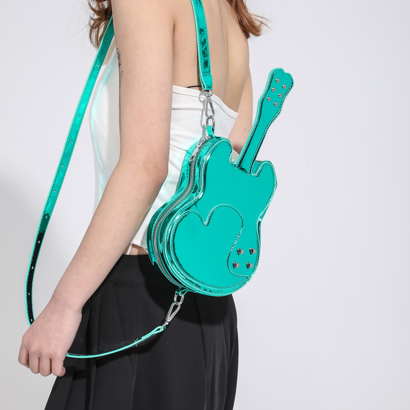 Personality Guitar Women Shoulder Bag Purse Summer New Crossbody Chest Bag Fashion Designer Axillary Package Lady Luxury Handbag