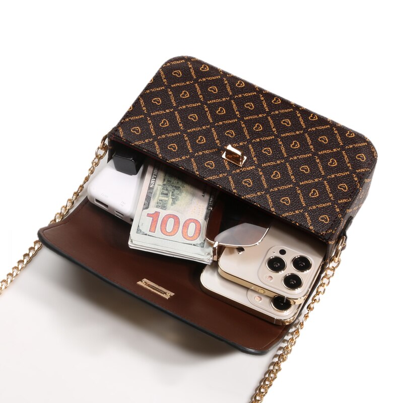 Stylish Long Wallet For Women, Letter Graphic Crossbody Bag, MultiZipper Pockets Clutch Purse