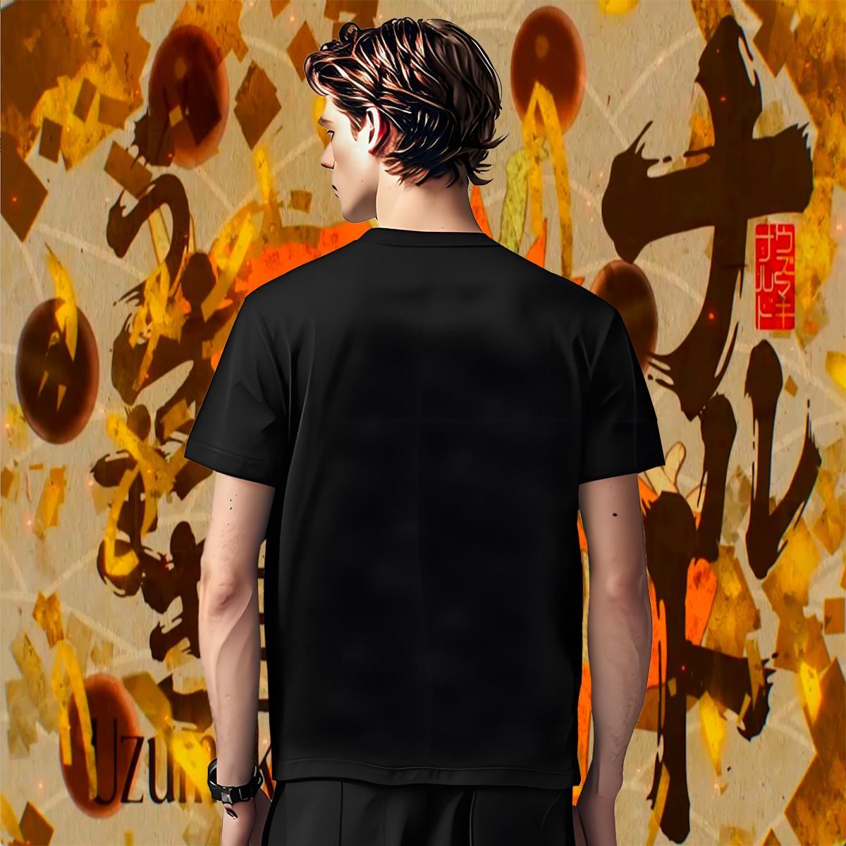 Man T Shirts 230g Cotton scary Sports Casual Breathable Crew Neck Cartoon Printing L-4XL Men Clothes T-Shirt New Arrival Comfortable Tee Shirt