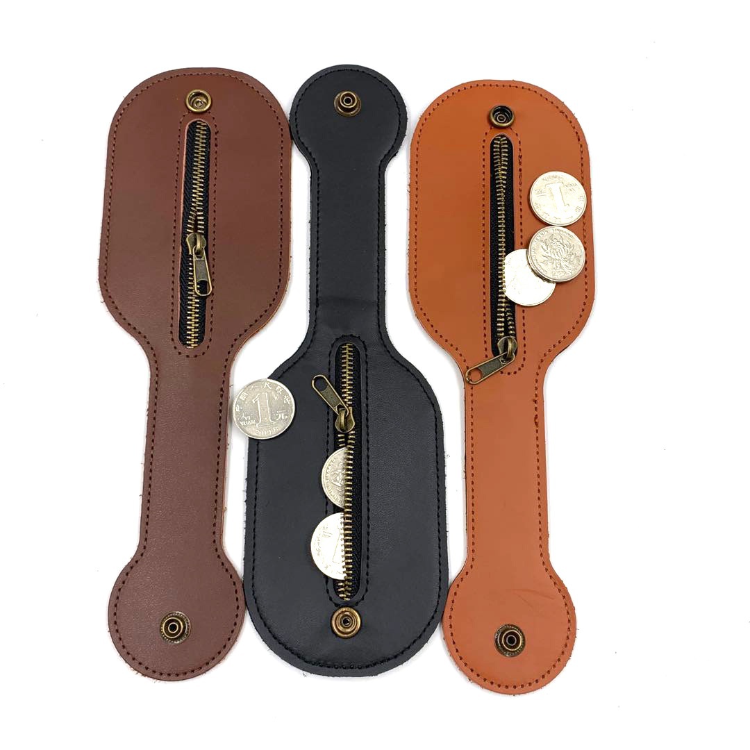 Newest Men Leather Coin Purse Men Outdoor Utility Self-Defense Multi-Tool Wallet Outdoor Supplies Fashion Accessories