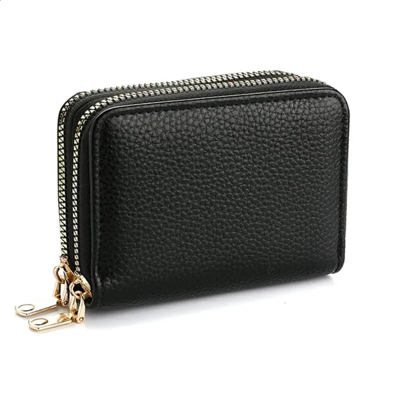 PU Leather Rfid Womens Zipper Card Wallet Small Change Purse for Female Short Wallets with Holders Woman 240801