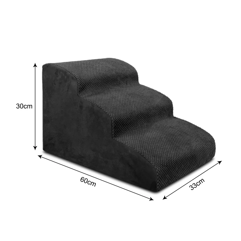 Escalones auxiliares de algodón para cachorros, escalera antideslizante para perros pequeños en la cama, accesorios extraíbles p
