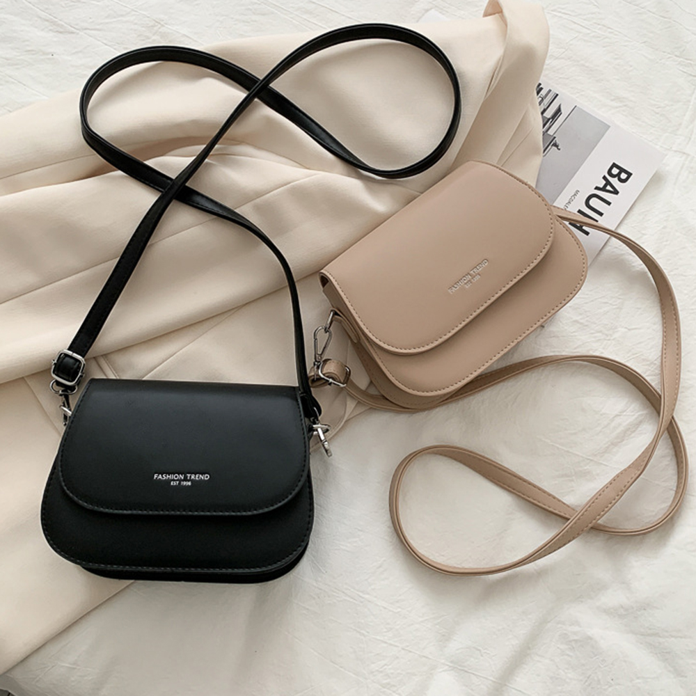 PU Leather Shoulder Bag for Women Underarm Bags Fashion Simple Temperament Flap Handbags Mini Chic Ladies Crossbody Bags 2024