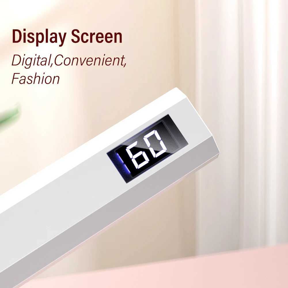 YIKOOLIN Handheld UV/LED Light for Nails 12W Portable Mini UV Light for Gel Nail 2 Timer Setting LED Nail Lamp Home UseCL240731