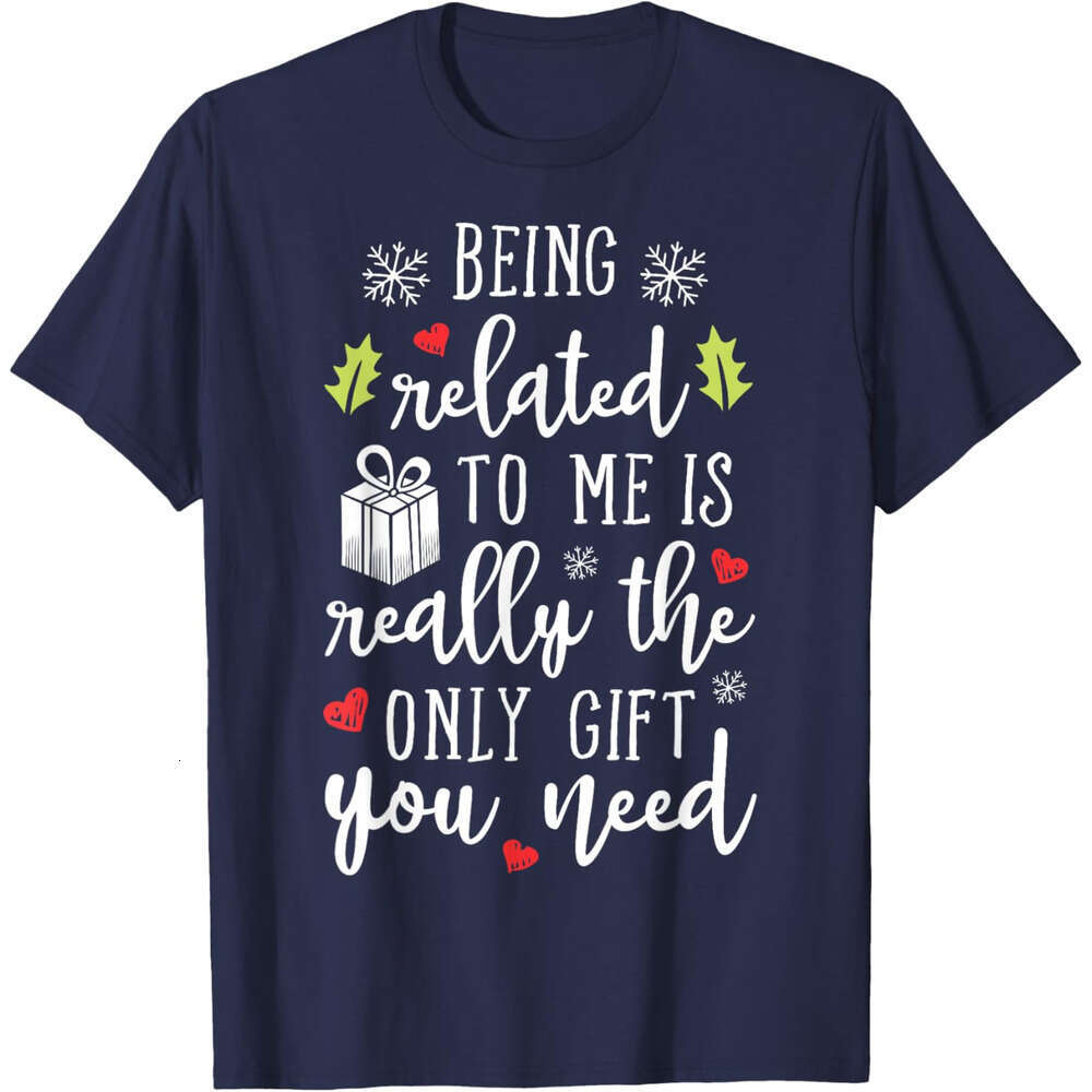 T shirt Mens Being Related To Me Funny Christmas Family Xmas Pamas Gift Short Sleeve T-Shirt shirts tshirt graphic tee Casual tops summer clothes Free
