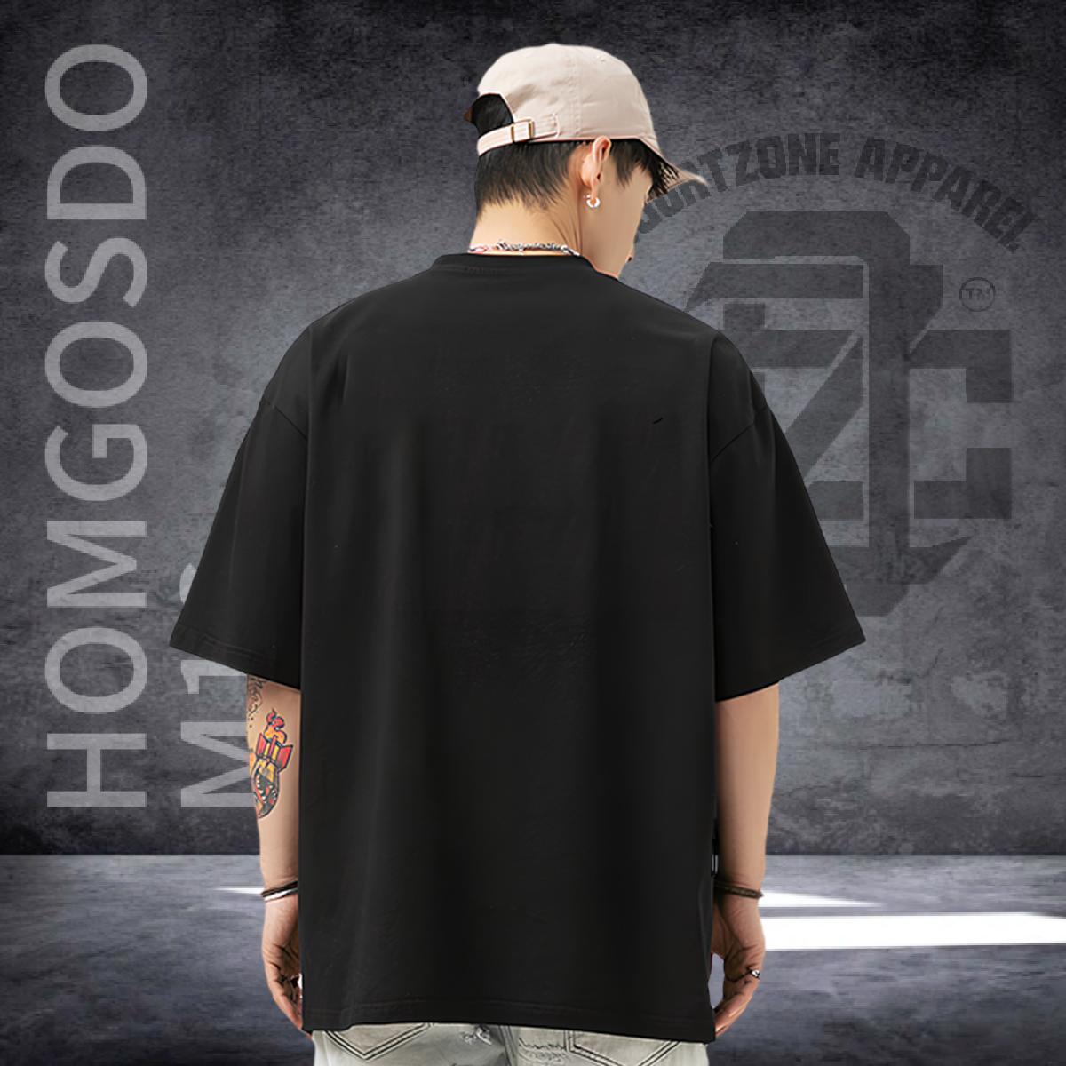 Factory Direct T-Shirts for Men 230g Pure Cotton Street Casual Tops Shirt Breathable Crew Neck High Quality Men Tshirts Customized