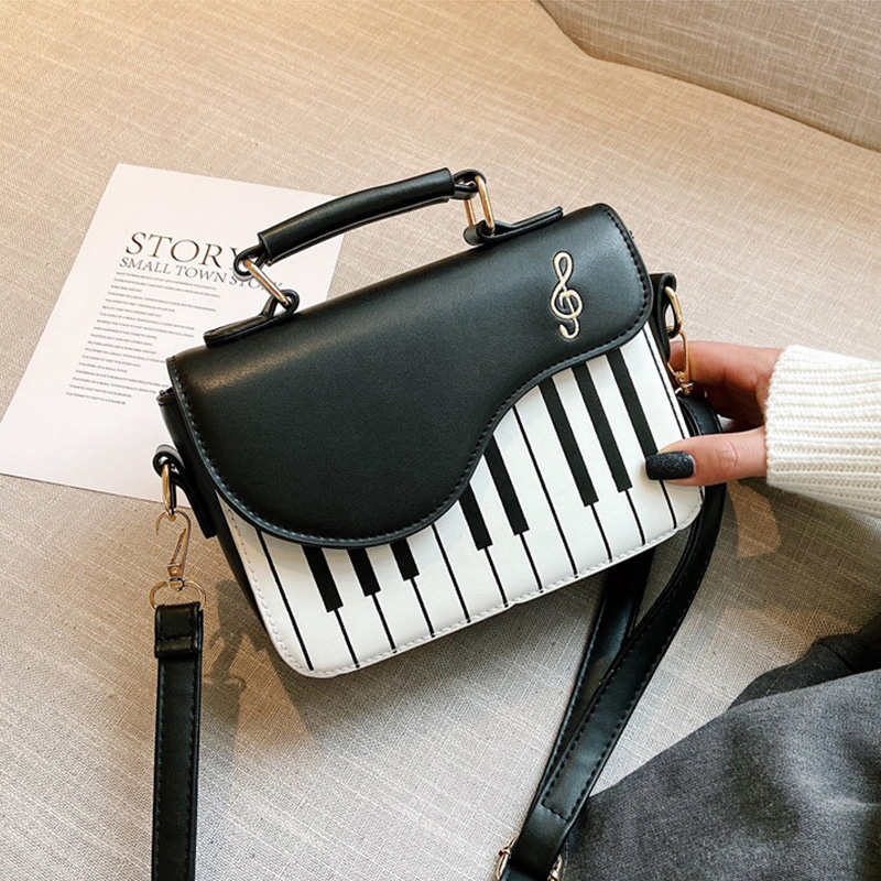 Piano Luxury Designer Shoulder Bag Trendy Fahion Handbags Women Crossbody Bags Ladies Square Top-handle Sling Shoulder Bag bolsa