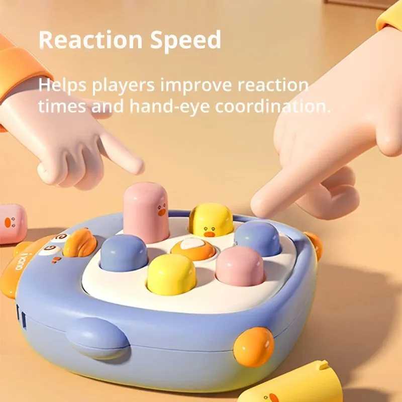1 Pc Mini Whack-a-Mole Hand-eye Coordination Educational Toy Random Color Childrens Pinch Finger Decompression Toy Y240801