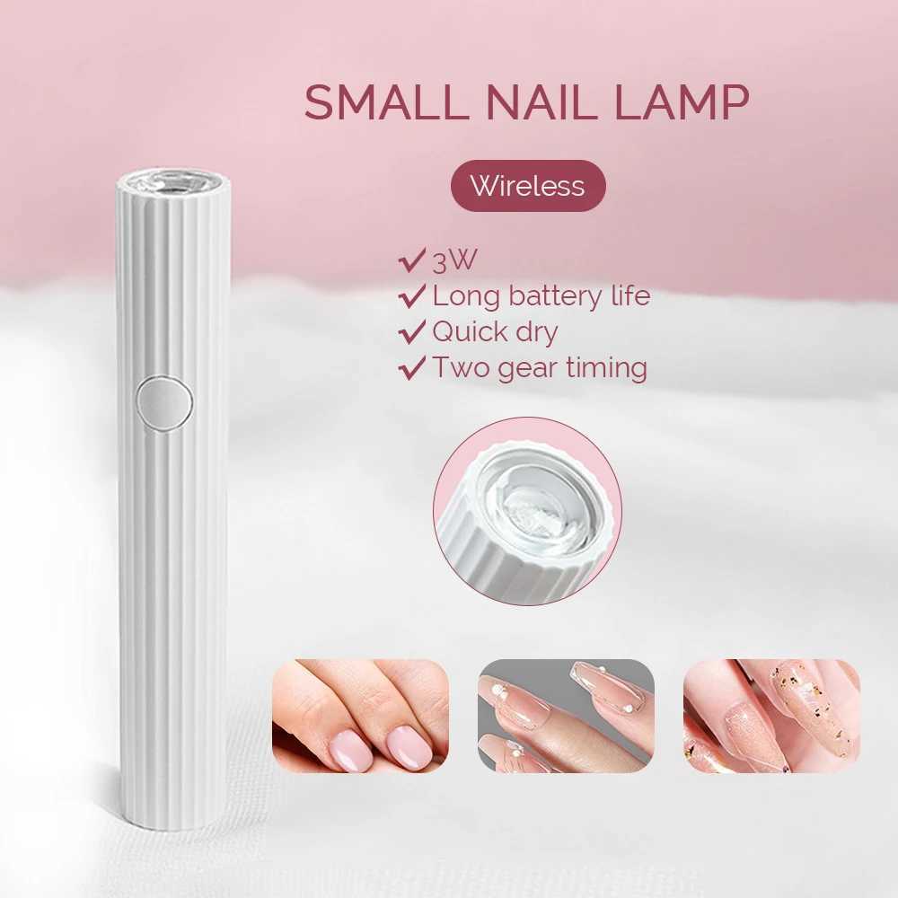 Portable Mlnl UV Nall Lamp For Gel Pollsh Qulck Dry Flashllght Pen USB Nall Dryer Machlne UV LED Nall Lamp For Gel Varnlsh ToolsCL240731