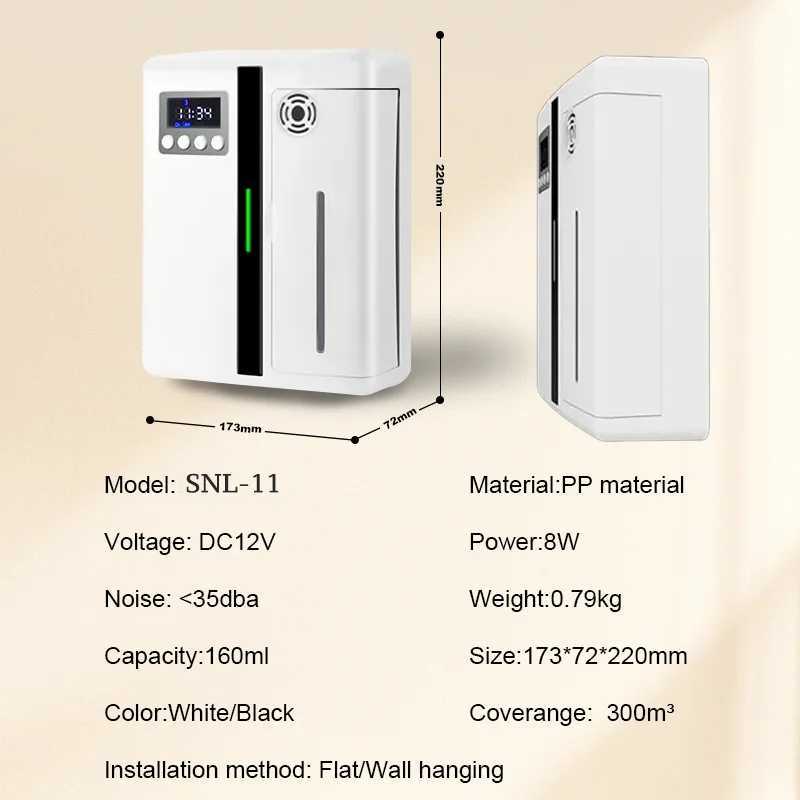 Humidifiers Essential Oil Aroma Diffuser Smell Distributor Home Air freshener Hotel Office 2024 More Fragrance diffuser Bluetooth Control L2481