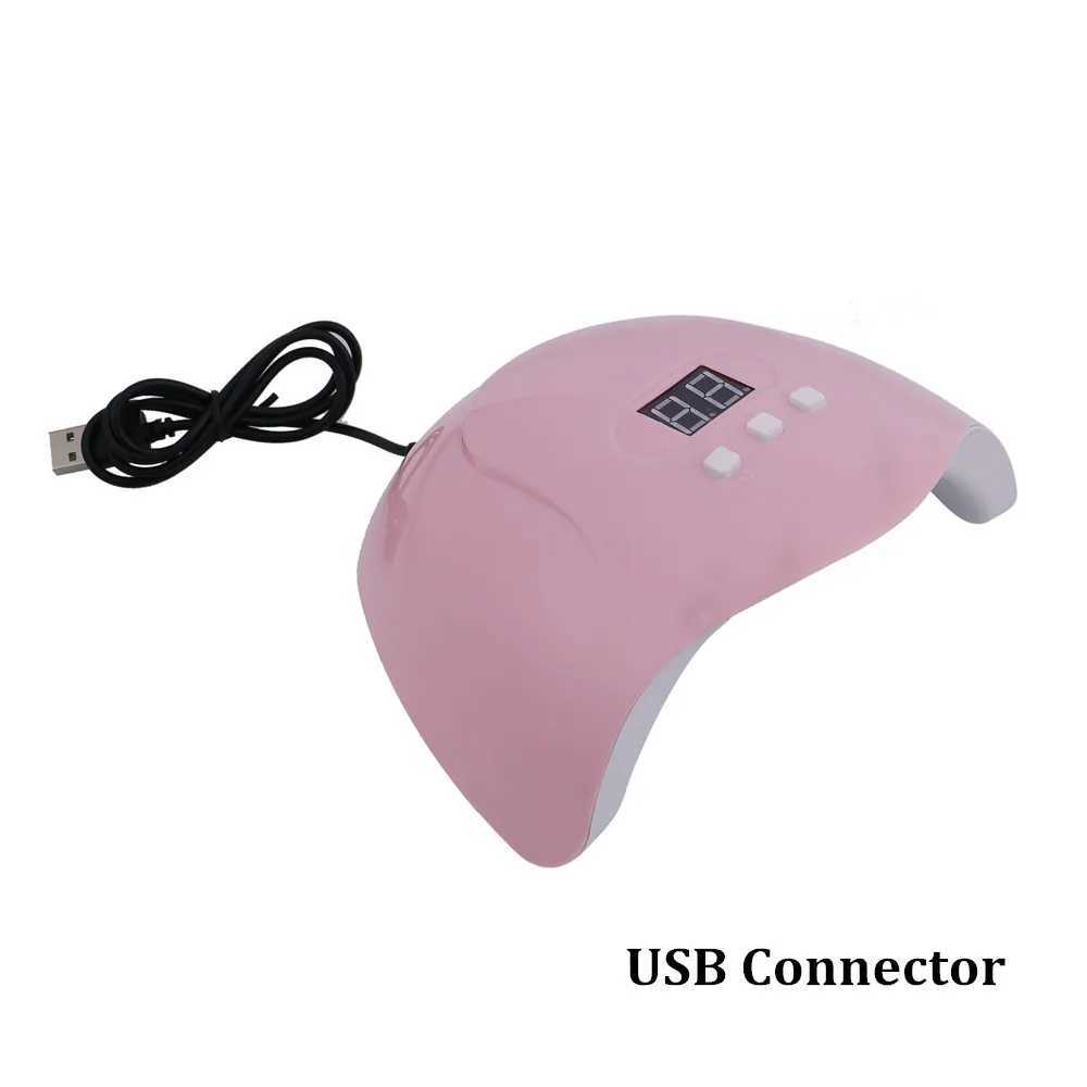 Hot Nall Dryer Machlne Portable USB Cable Home Use Nall Lamp For Drylng Curlng Nalls Varnlsh wlth 18pcs Beads UV LED LampCL2400806