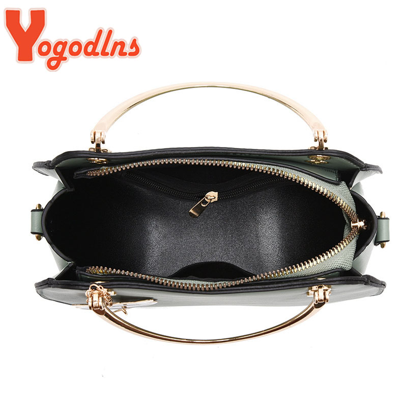 Yogodlns Women Shoulder Messenger Bags PU Leather Fashion Designer Adjustable Strap Crossbody Handbags with Cat Pendant Purse