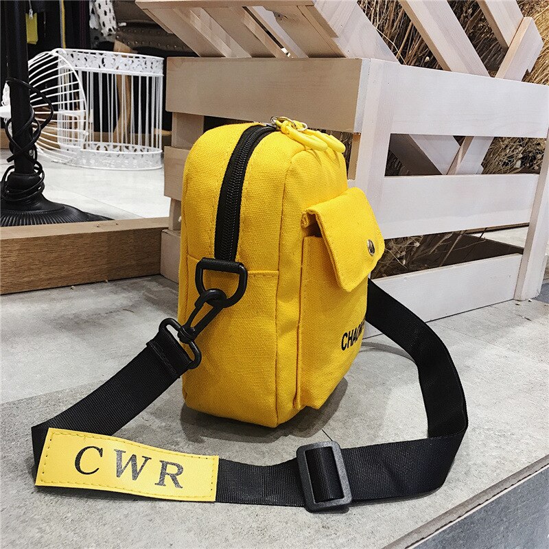 Women Crossbody Bags New Canvas Shoulder Bag Female Small Bag Fashion Students Simple Single Shoulder Fashion Phone Bags