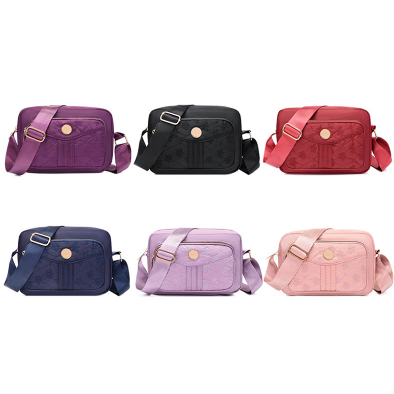 Brand Elegant Small Women's Shoulder bag Nylon Female CrossBody Bag Tote Girl Purse Phone Bag Daily Ladies Messenger Bag