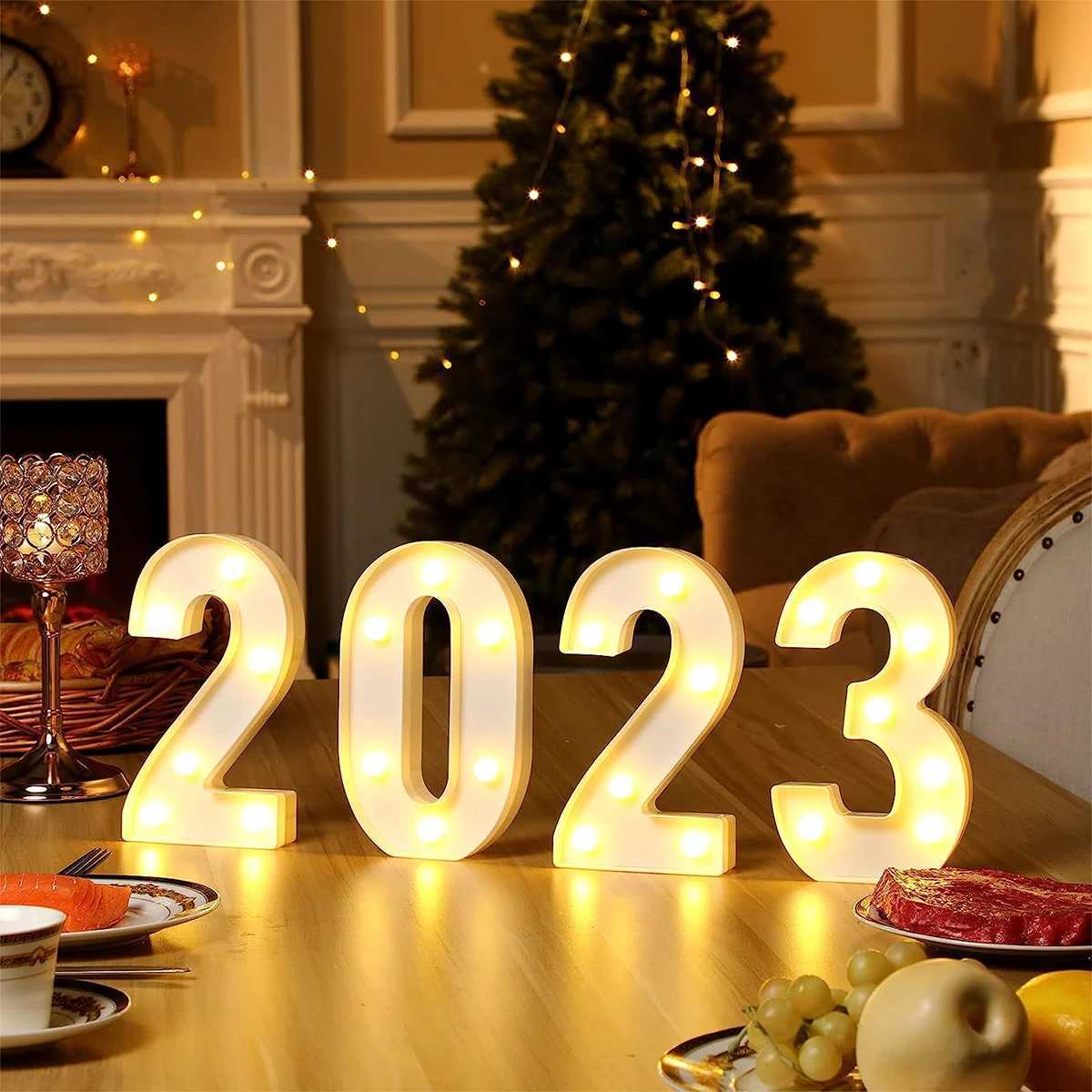 Number LED Night Lamp 26 Letter 1st 18 21 30 40 50 Birthday party decor kids Wedding Birthday Party Decoration Baby Shower Decor Y240801