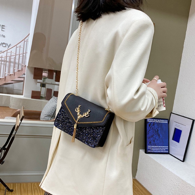 Korean Version Women's Small Square Bag 2023 Fashionable and Simple Crossbody Bag Instagram Versatile Retro Shoulder Bags