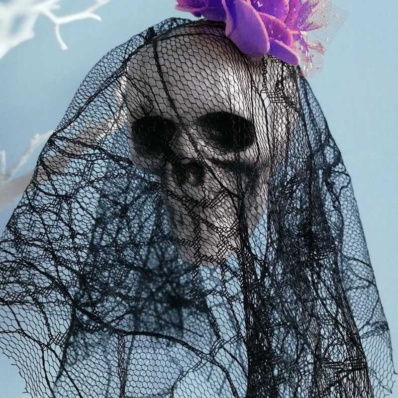Skull Decor Prop Skeleton Head Plastic 1 1 Model Halloween Style Haunted House Party Home Decoration Game Supplies High Quality Y240801