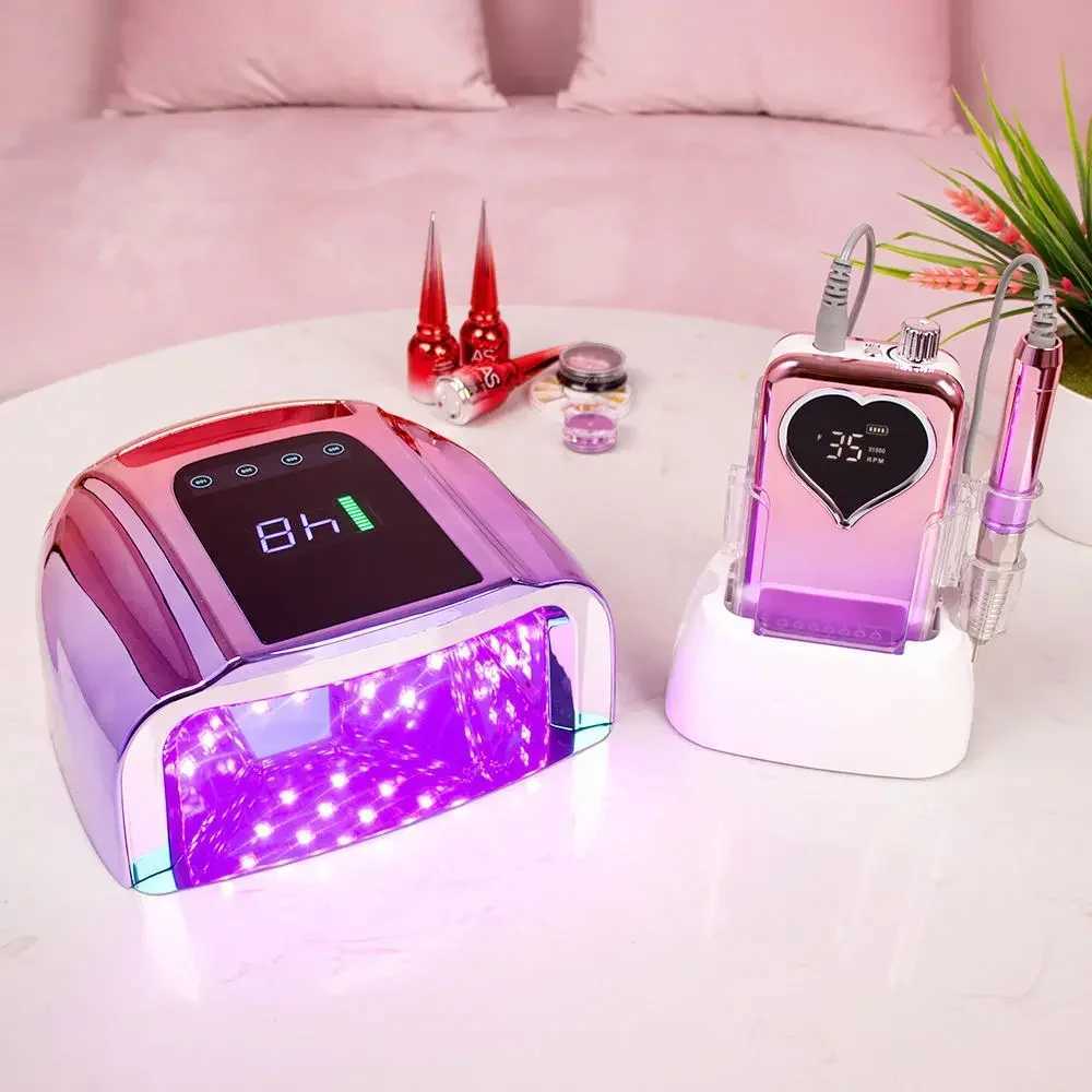 2024 Professional Rechargeable 96W UV LED Portable Cordless UV Light for Nail Lamp Machine Y240801