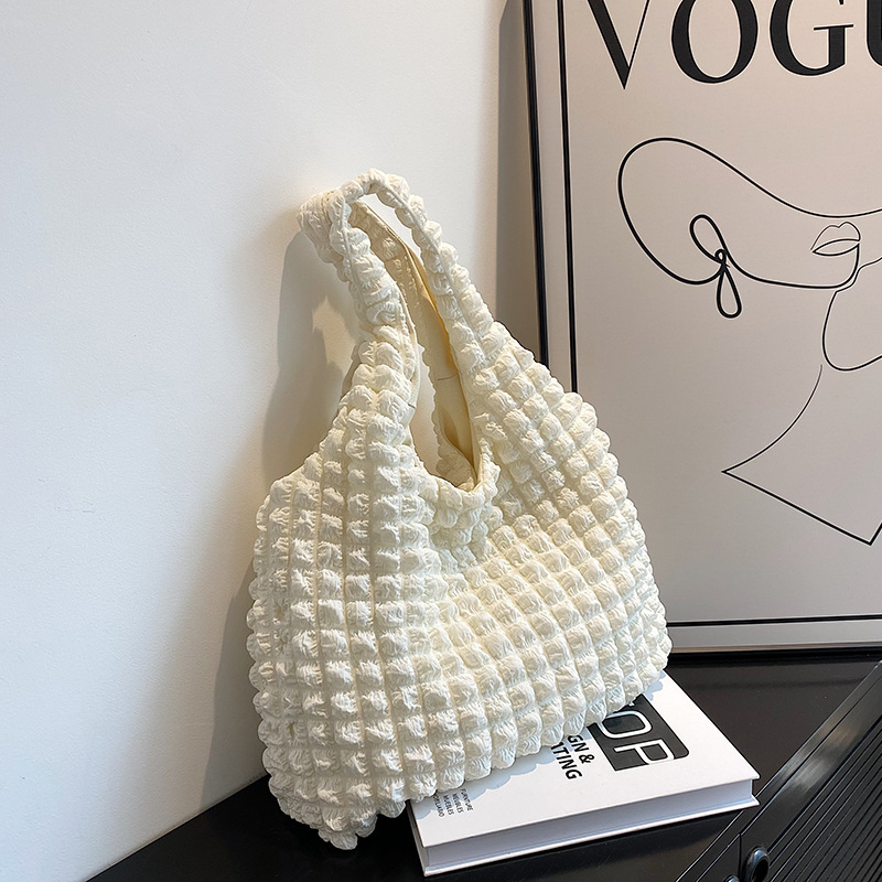 Women Fashion Quilted Shoulder Bag Space Cotton Large Capacity Handbag and Purse For Female Travel Shopping Tote Hobos Bags