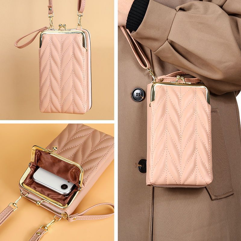 Fashion Women's Bag Soft Leather Wallets Cell Phone Purse Messenger Bags of Women Strap Handbag Female Crossbody Shoulder Bag