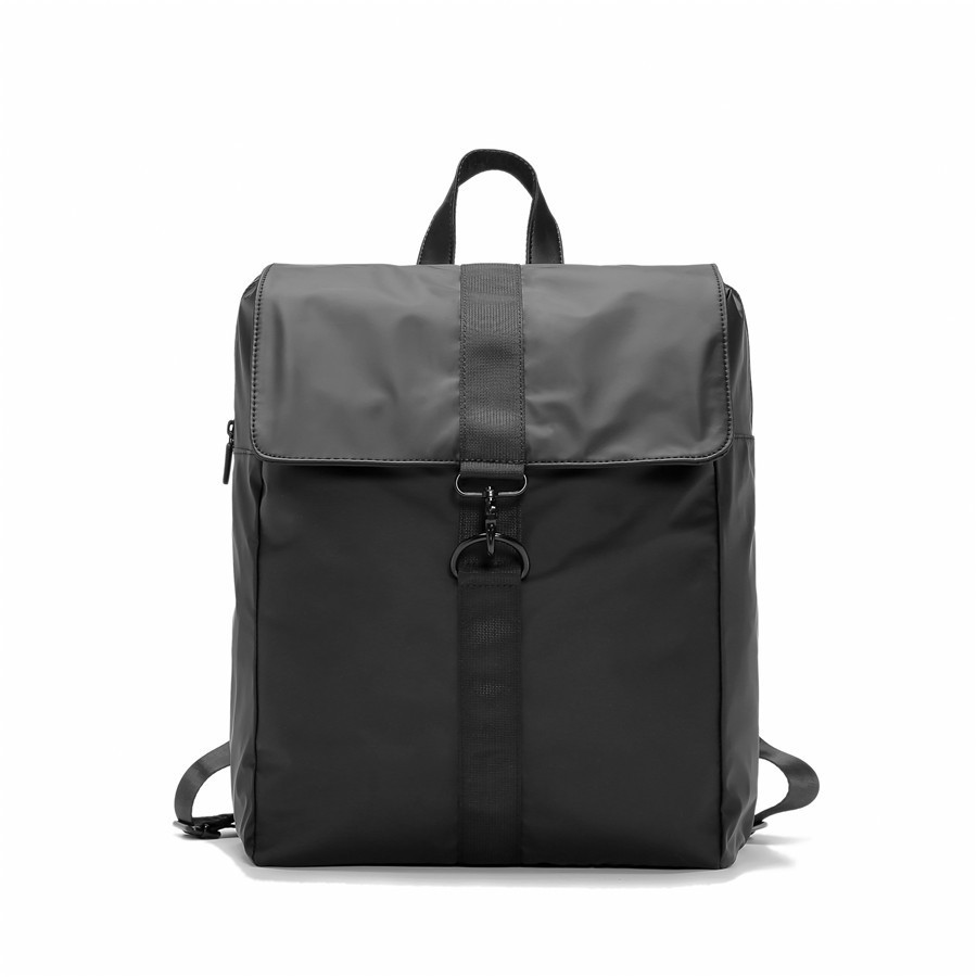 Simple and fashionable men's and women's waterproof backpacks travel backpacks men's backpacks PU leather fashion trend student book ba