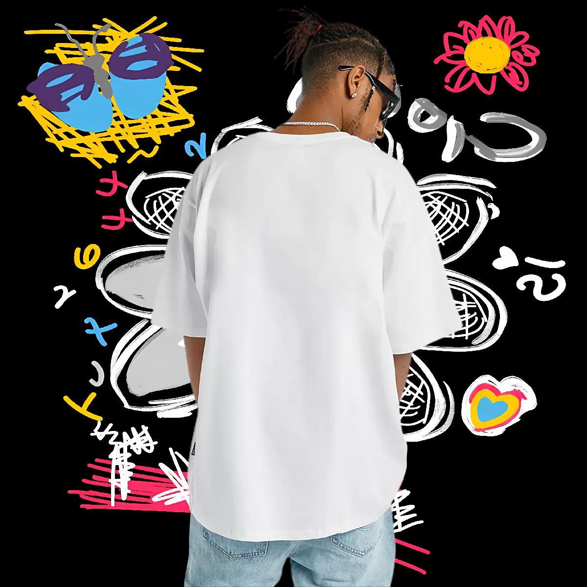 Designer T-Shirts for Men 230g Pure Cotton rose Street wear Hip Hop Tops Shirt Short Sleeve O-Neck Wholesale Men Tees Oversized 4XL