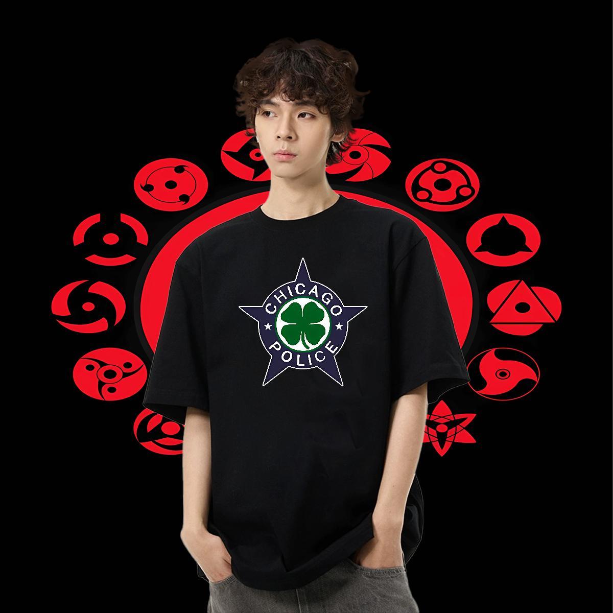 Loose Men Tops Tees… - image