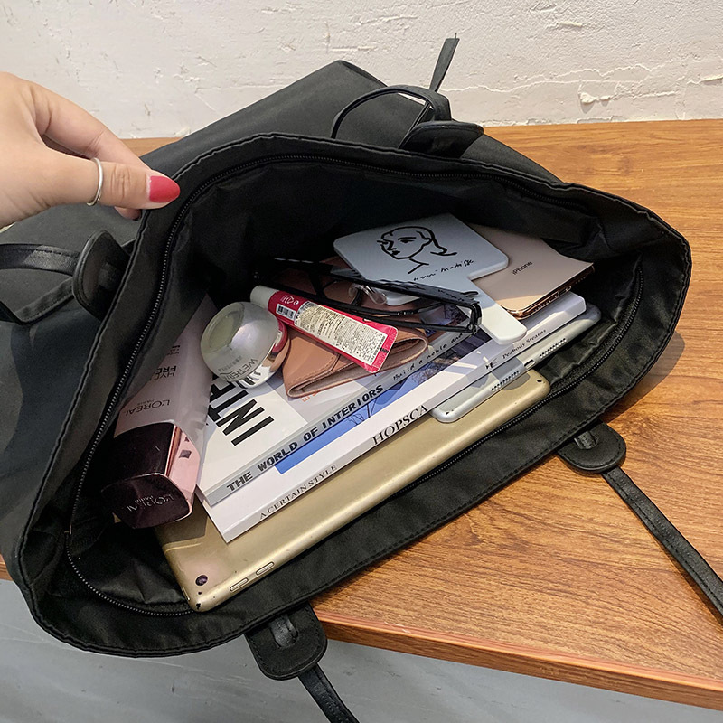 Versatile Ins Large Capacity for Women 2024 New Fashionable and Casual Simple One Shoulder Handheld Tote Bag H82#25 ddmy b3ab