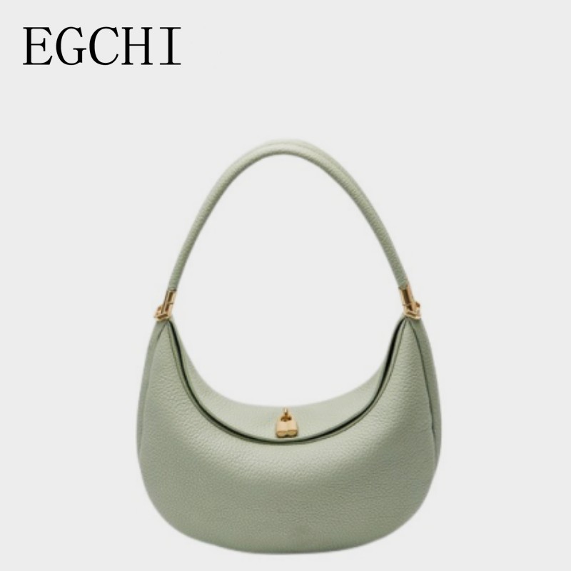 EGCHI Half Moon Bag New Women's Personality Design Casual Shoulder Bags For Women Fashion Armpit Carry On Armpit Bag Handbag