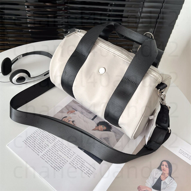 yoga bag woman Small handbag Knitted nylon shoulder bag Mini bucket Luggage bag