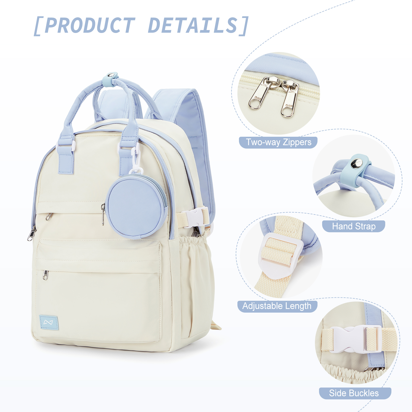 Laptop Backpacks 15.6 Inch School Bag College Backpack Anti Theft Travel Daypack Large Bookbags for Teens Girls Women Students